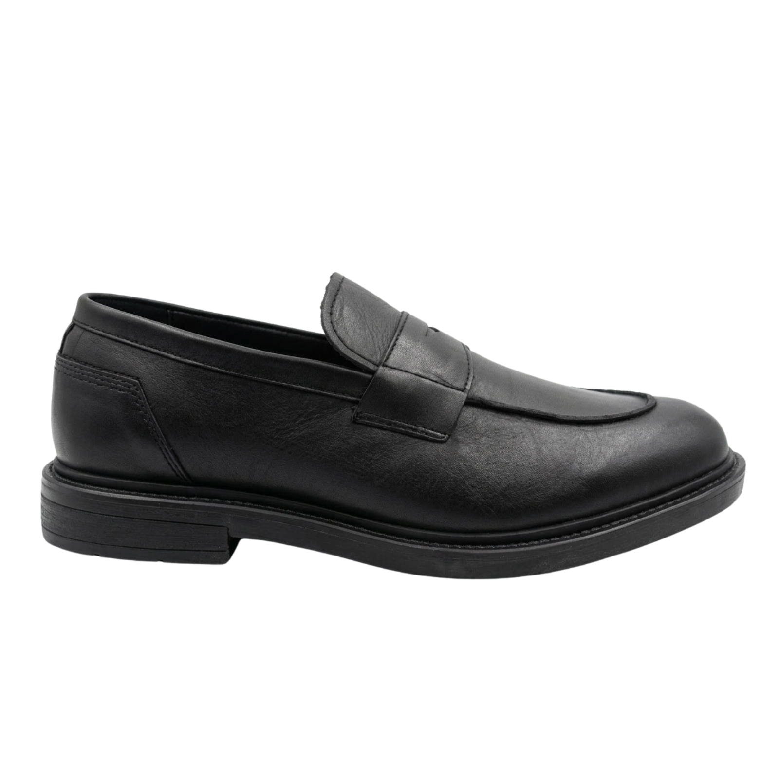 Classic Black Penny Loafers - Image 2