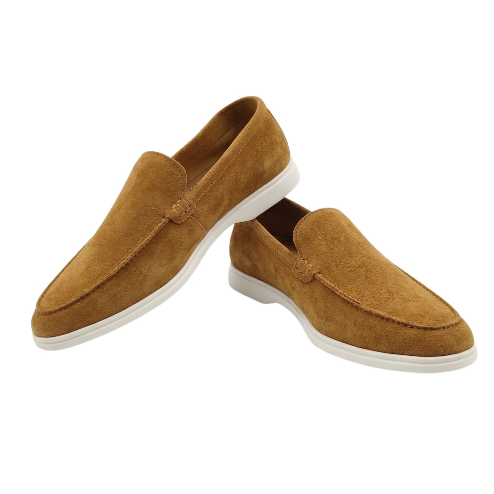PREMIUM TAN SUEDE LOAFERS - Image 2